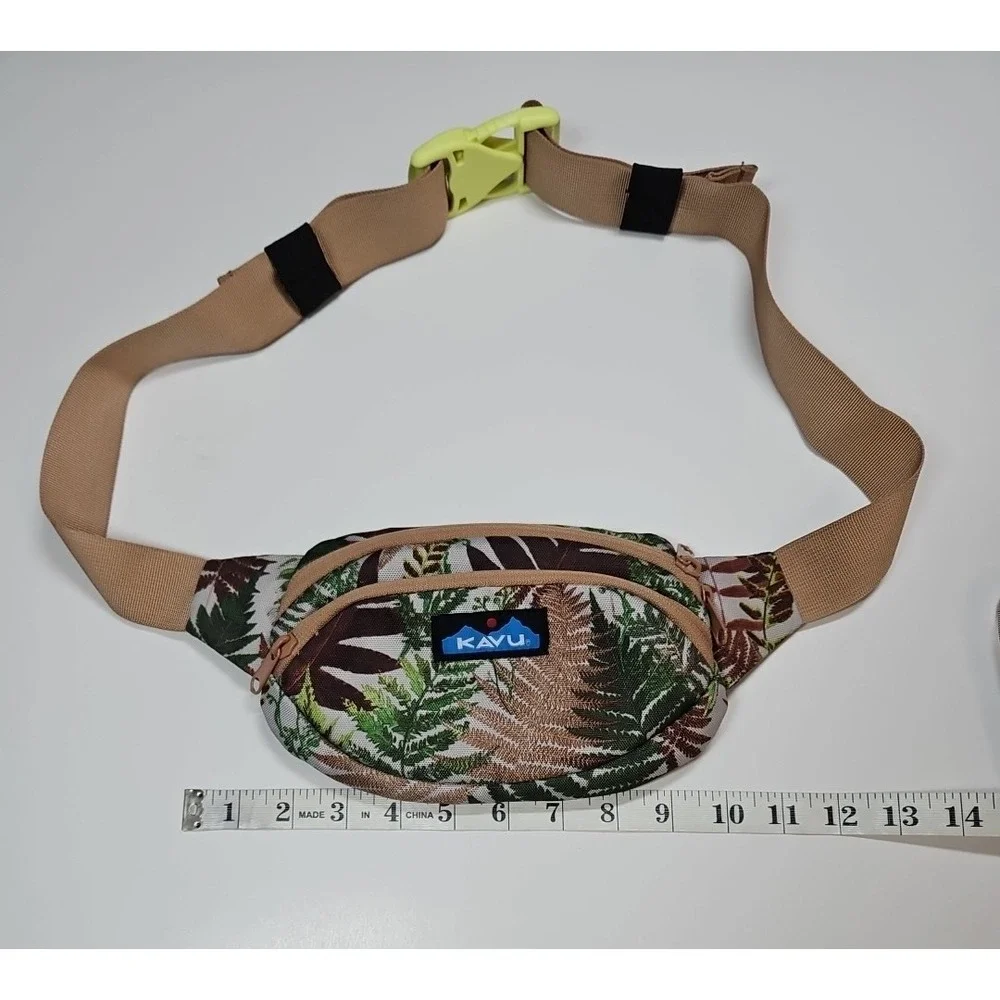 KAVU Spectator Adjustable Waist Pack Fanny‎ Pack Fern Print